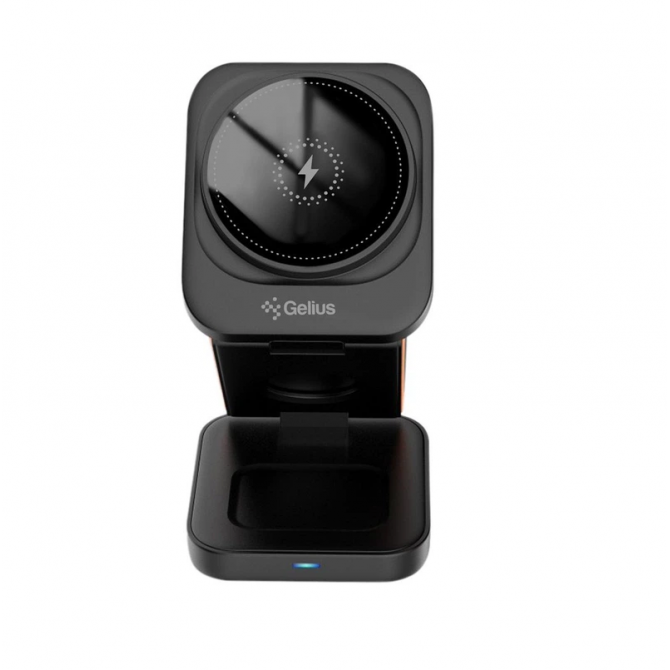 Беспроводное зарядное устройство Gelius Gravico 3in1 GP-WC014 15W Black-1