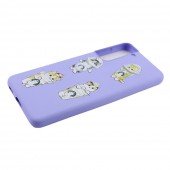Чехол Funny Animals series для Samsung G991 Galaxy S21 Violet Kitty Чехол Funny Animals series для Samsung G991 Galaxy S21 Violet Kitty