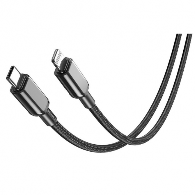Кабель XO NB-Q250A Type-C to Lightning Black-2
