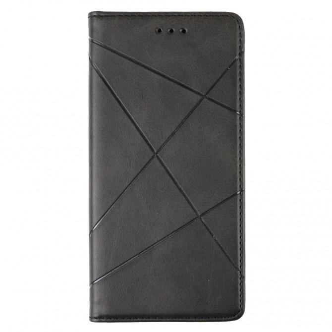 Чохол-книжка Lines Leather for Samsung A725 Galaxy A72 Black