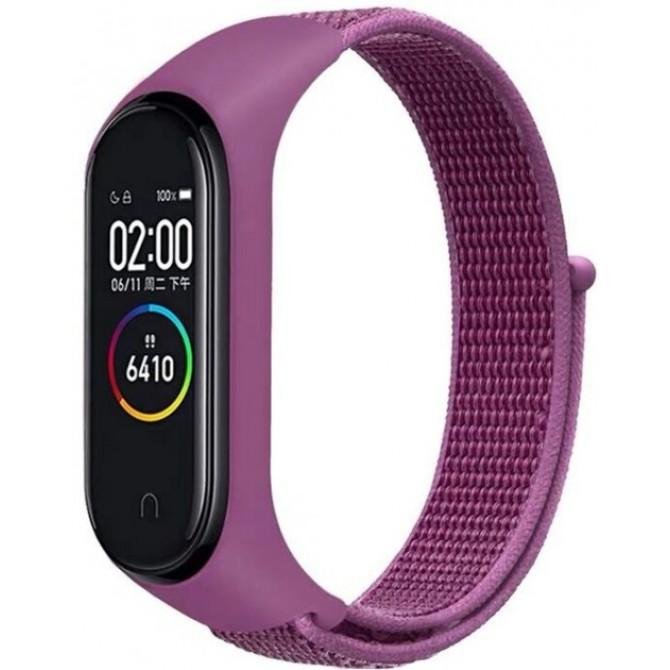 Ремешок для Xiaomi Band 5/6 Nylon design Purple