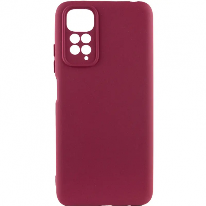 Чехол Original Soft Case Xiaomi Redmi Note 11 Pro Бордовый FULL