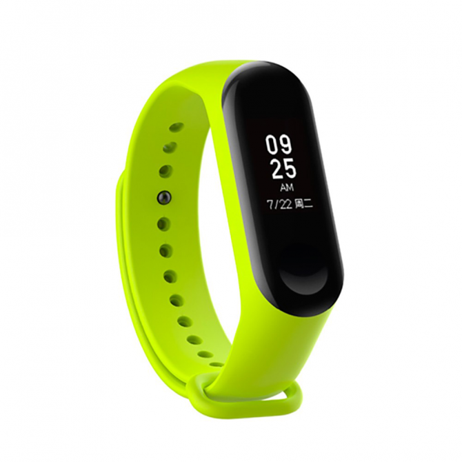 Ремінець для Xiaomi Mi Band 3 (Silicone) Лайм-2