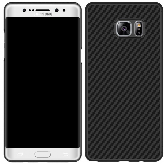 Чехол NILLKIN Synthetic Fiber Series для Samsung N935 Galaxy Note Fan Edition Чёрный