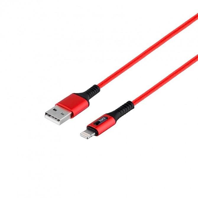 USB Cable Hoco U79 Admirable Smart Power Lightning Red 1.2m