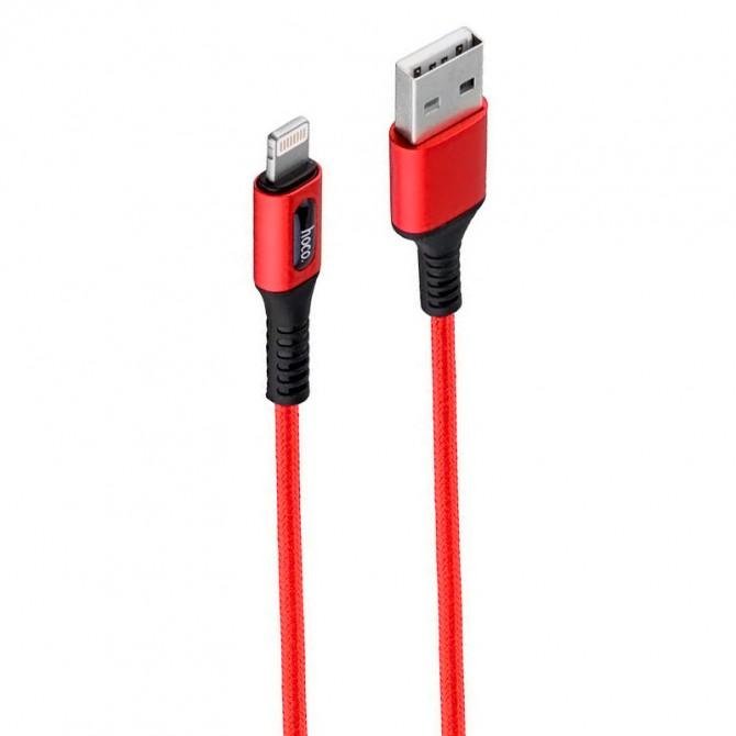 USB Cable Hoco U79 Admirable Smart Power Lightning Red 1.2m-1
