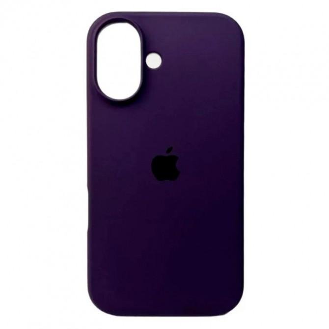 Силіконовий чохол для iPhone 16 Berry Purple FULL
