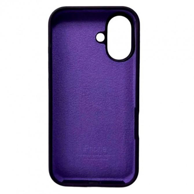Силіконовий чохол для iPhone 16 Berry Purple FULL-1