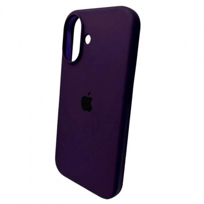 Силіконовий чохол для iPhone 16 Berry Purple FULL-2