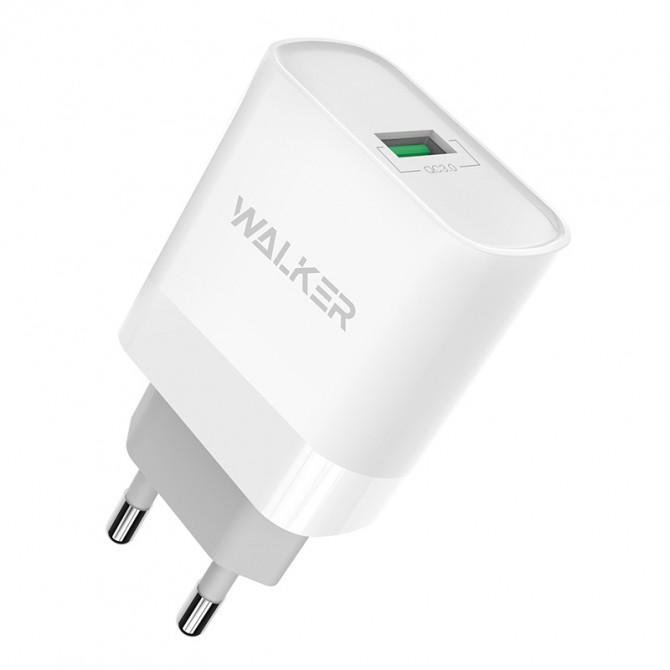 МЗП 1USB WALKER WH-35 QC3.0 2.4A/15W White