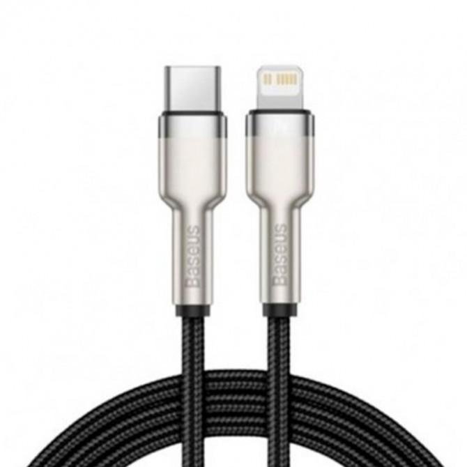 Кабель Baseus Cafule Type-C to Lightning PD 20W (CATLJK-A01) Black/Grey 1m-1