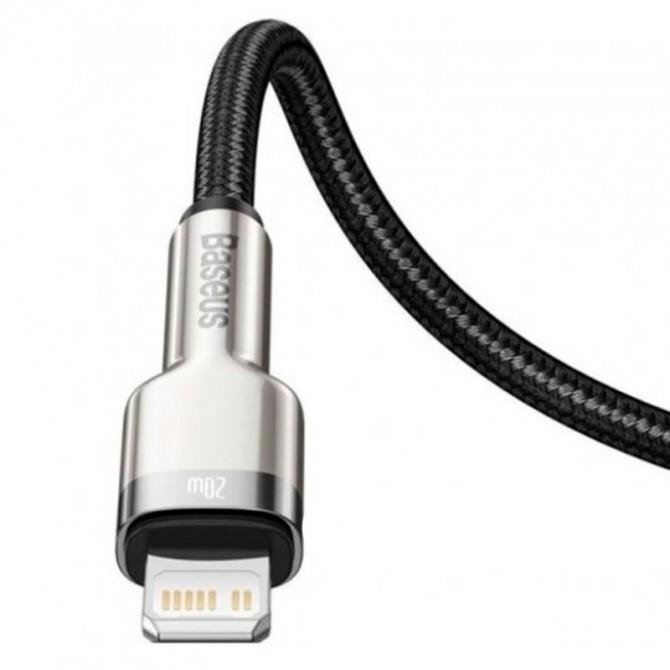Кабель Baseus Cafule Type-C to Lightning PD 20W (CATLJK-A01) Black/Grey 1m-2
