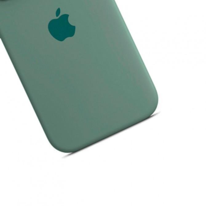 Оригинальный силиконовый чехол для iPhone 14 Pro Pine Green FULL-3