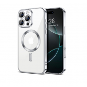 Силиконовый чехол SHINING with MagSafe для iPhone 12 Pro Max Матовый Серебряный Силиконовый чехол SHINING with MagSafe для iPhone 12 Pro Max Матовый Серебряный