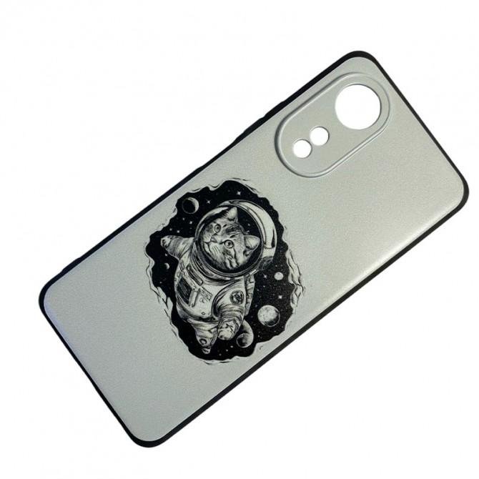 Силиконовая накладка OPrint black для Oppo A58 4G Cat 3-1