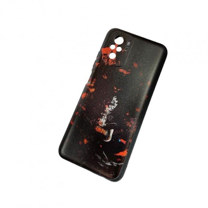 Силіконова накладка OPrint black для Xiaomi Redmi Note 10/Note 10S Anime 2