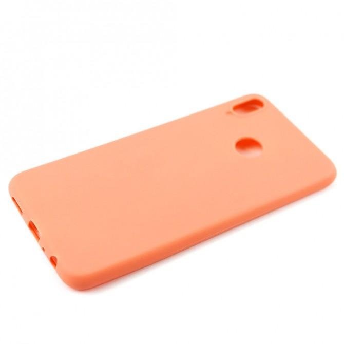 Силиконовый чехол Candy для Huawei Honor 8X Розовое Золото-4