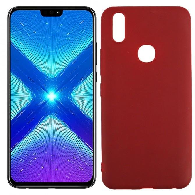 Силіконовий чохол Candy для Huawei Honor 8X Бордовий