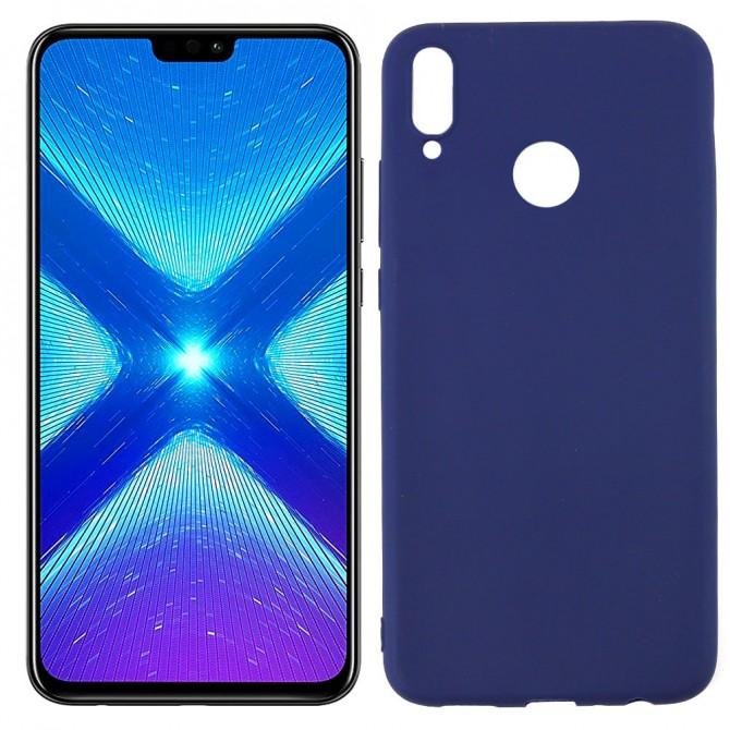 Силиконовый чехол Candy для Huawei Honor 8X Синий