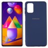Чехол силиконовый для Samsung M317 Galaxy M31s Темно Синий FULL