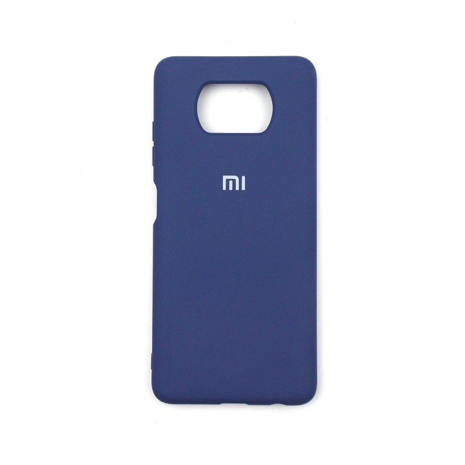 Чохол Original Soft Case Xiaomi Poco X3 NFC Темно Синій FULL