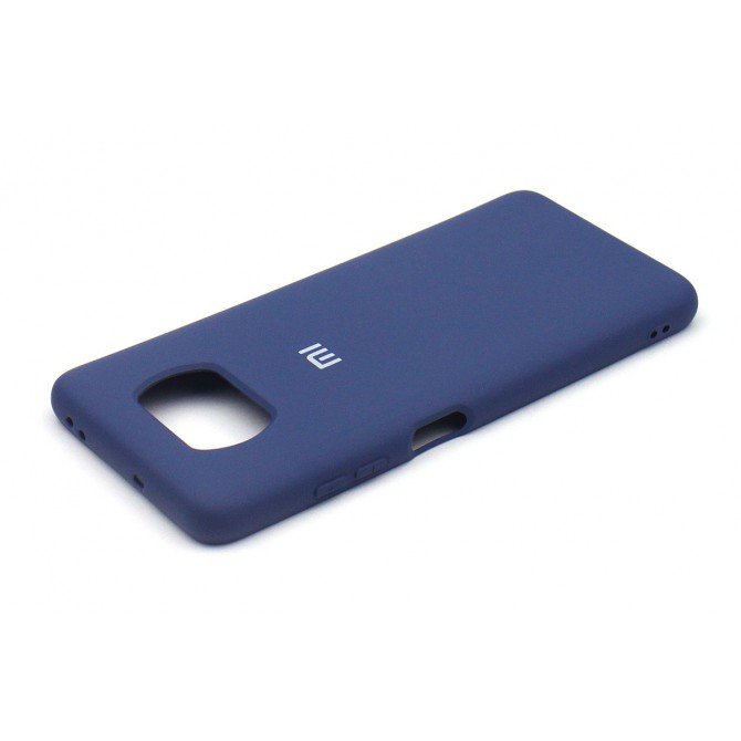 Чохол Original Soft Case Xiaomi Poco X3 NFC Темно Синій FULL-1