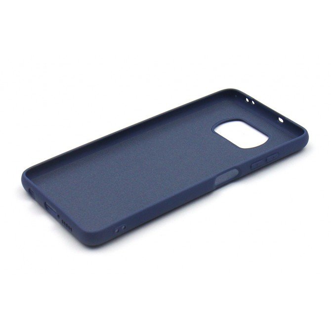 Чохол Original Soft Case Xiaomi Poco X3 NFC Темно Синій FULL-3