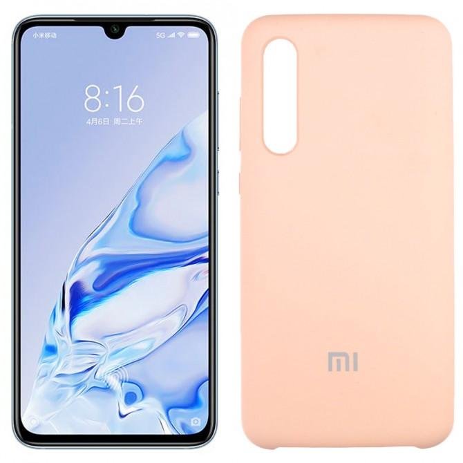Чохол силіконовий для Xiaomi Mi9 Pro Бежевий FULL