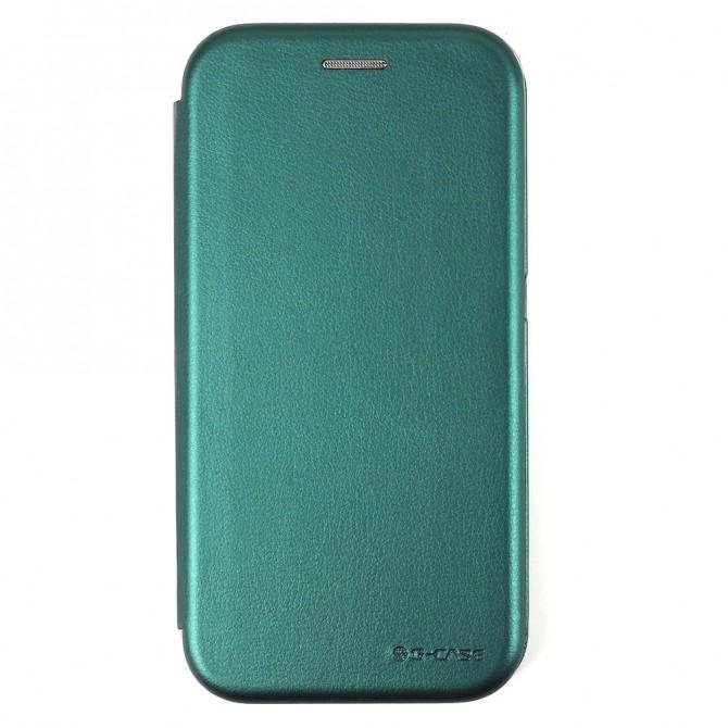 Чехол книжка U-Like Best для Samsung A015 Galaxy A01 2019 Тёмно зелёный-1