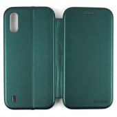 Чехол книжка U-Like Best для Samsung A015 Galaxy A01 2019 Тёмно зелёный Чехол книжка U-Like Best для Samsung A015 Galaxy A01 2019 Тёмно зелёный