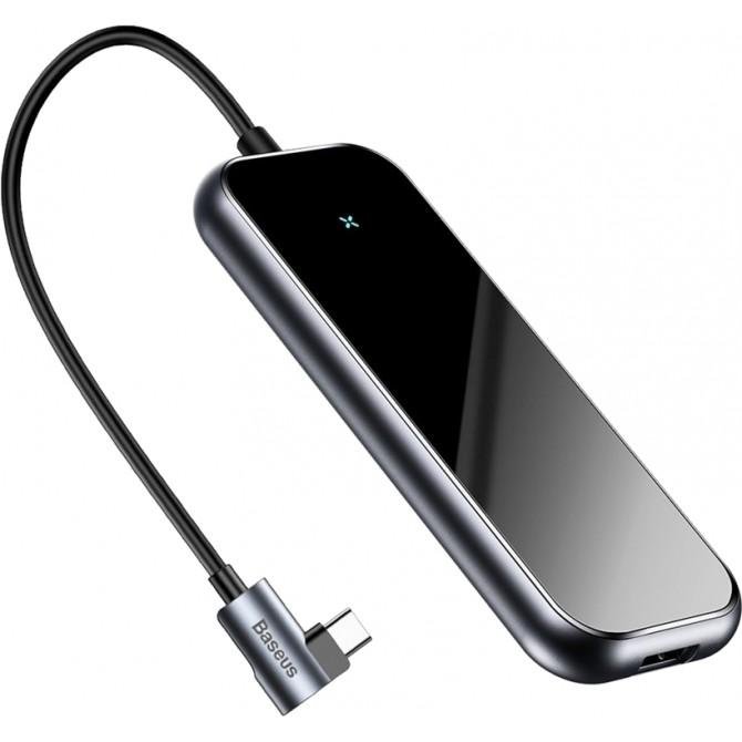 Хаб USB Baseus Multi-Functional Type-C Male (1 Type-C + 4 USB2.0) (CAHUB-JZ0G)