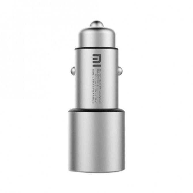 Автомобільний зарядний пристрій Xiaomi Car Quick Charger 3.0 (2USB+Type-C) Silver (CZCDQ02ZM)