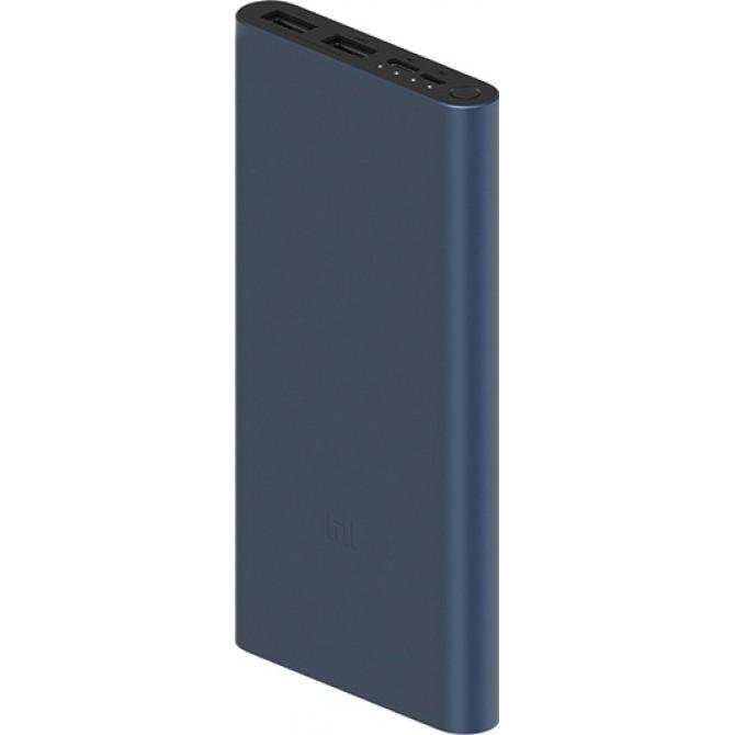 Повербанк Xiaomi Power Bank 3 10000mAh (2USB+Type-C) Black/Blue (PLM13ZM/VXN4260CN)-2