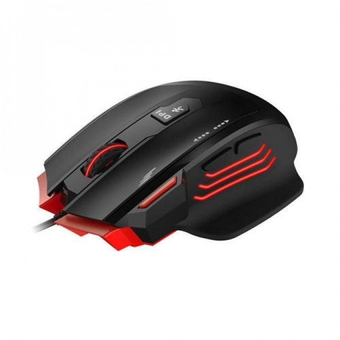 Миша Havit HV-MS1005 USB black/red-1