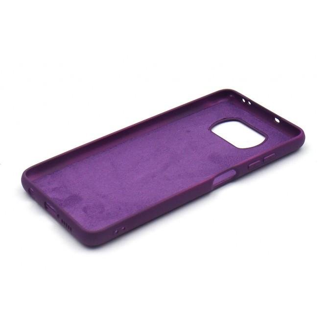 Чехол Original Soft Case Xiaomi Poco X3 NFC Виноградный FULL-2