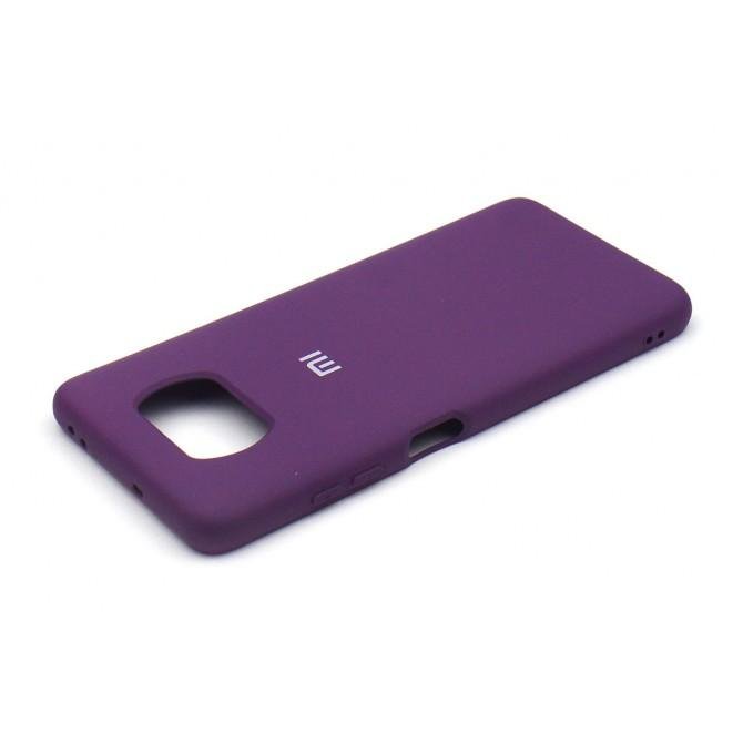 Чехол Original Soft Case Xiaomi Poco X3 NFC Виноградный FULL-3