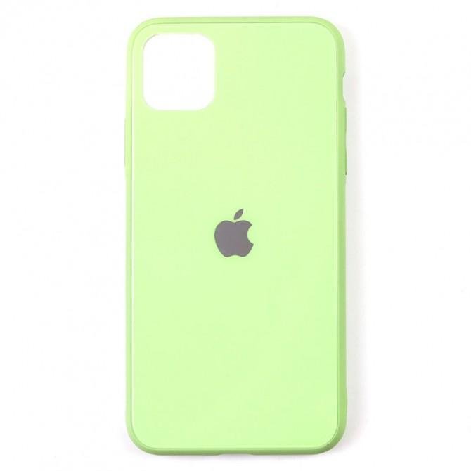 Чехол U-Like Glossy Logo series для iPhone 12 Pro Max Light Green-4