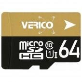 Карта памяти Verico MicroSDXC 64GB Class 10 (UHS-1) Черный