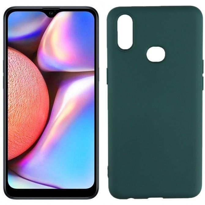 Чехол Soft Case для Samsung A107 Galaxy A10s 2019 Темно Зеленый FULL
