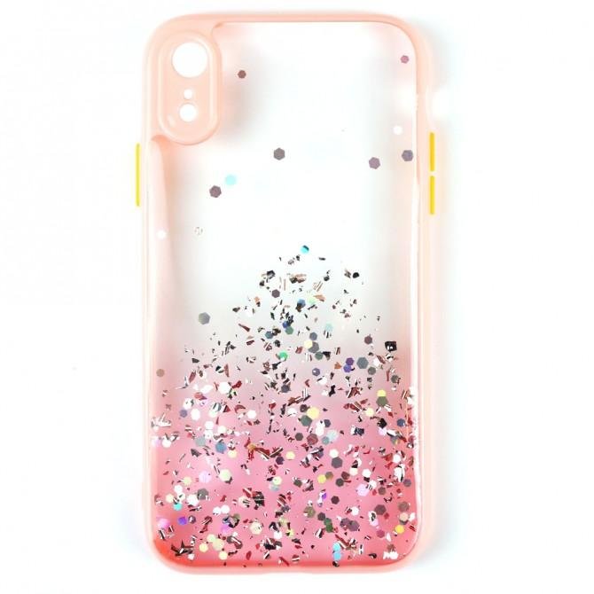Чехол Frame&Gliter для iPhone Xs Max Pink-1