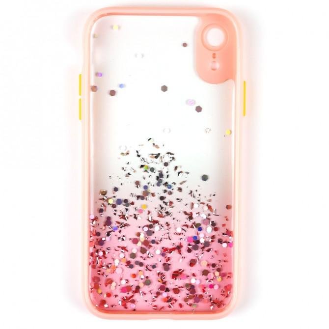 Чехол Frame&Gliter для iPhone Xs Max Pink-2