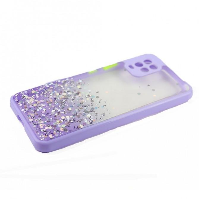 Чехол Frame&Gliter для Xiaomi Mi Note 10 Lite Lilac-3