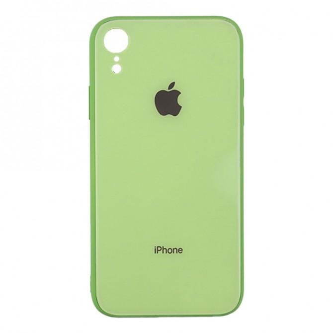 Чехол U-Like Glossy Logo series для iPhone Xr Light Green-1
