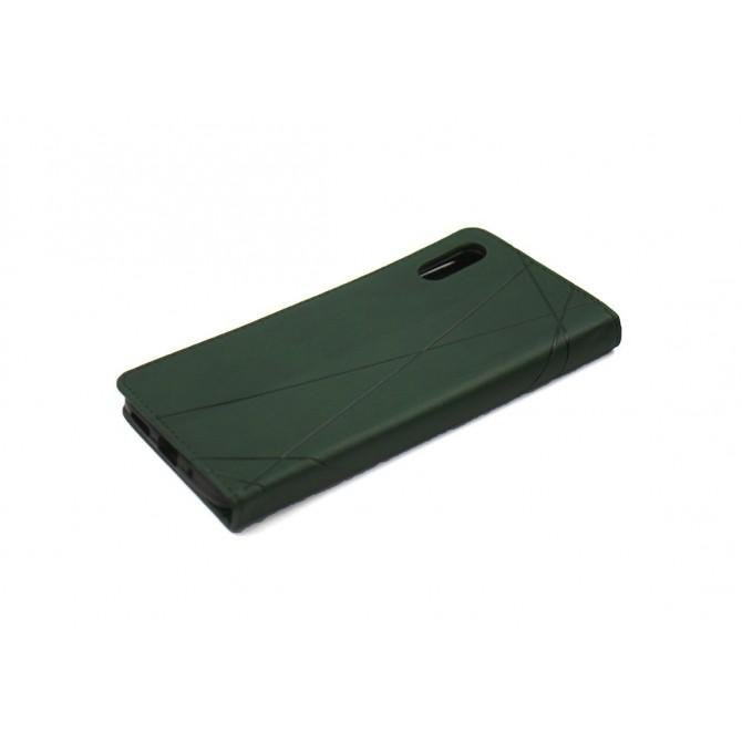 Чохол-книжка Lines Leather for Samsung A013 Galaxy A01 Core Green-1