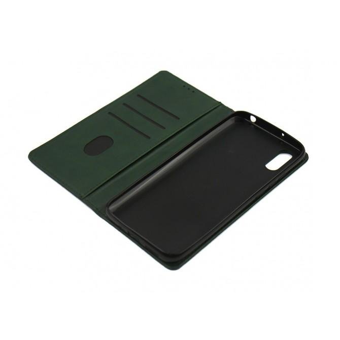 Чохол-книжка Lines Leather for Samsung A013 Galaxy A01 Core Green-2
