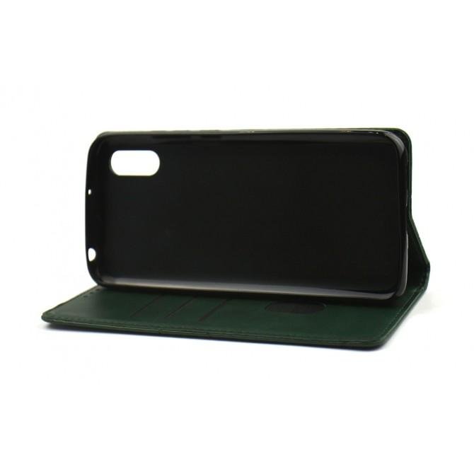 Чохол-книжка Lines Leather for Samsung A013 Galaxy A01 Core Green-3