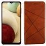 Чехол-книжка Lines Leather for Samsung A115/M115 Galaxy A11/M11 Brown