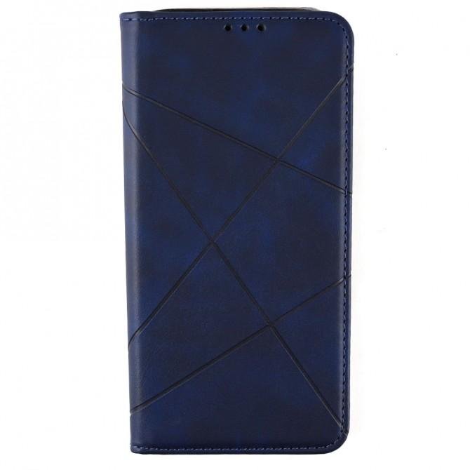 Чохол-книжка Lines Leather для Samsung M317 Galaxy M31s Синій-1