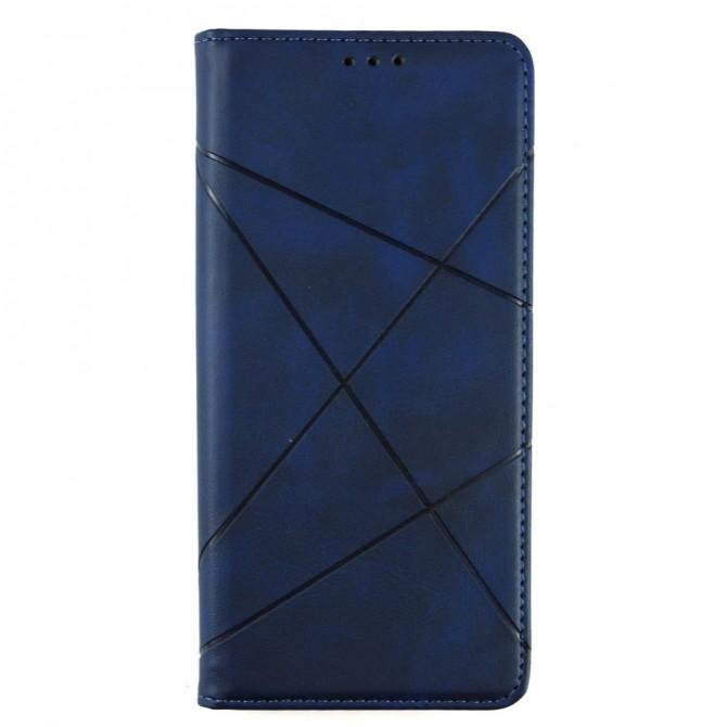Чохол-книжка Lines Leather для Samsung M515 Galaxy M51 Синій-1