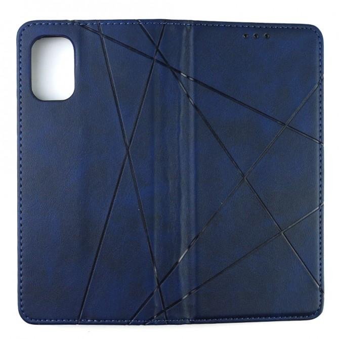Чохол-книжка Lines Leather для Samsung M515 Galaxy M51 Синій-2